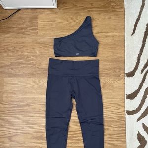 Set active SCULPTFLEX® RIBBED ONE SHOULDER BRA